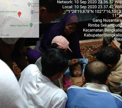 Bocah 4 Tahun yang Tenggelam di Bengkalis Akhirnya Ditemukan